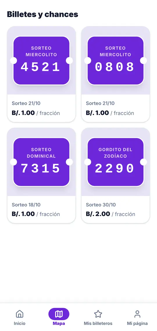Su página › Billetes y chances