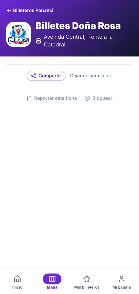 Su página › Compartir, Reportar, Bloquear