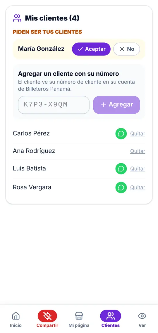Clientes › Mis clientes