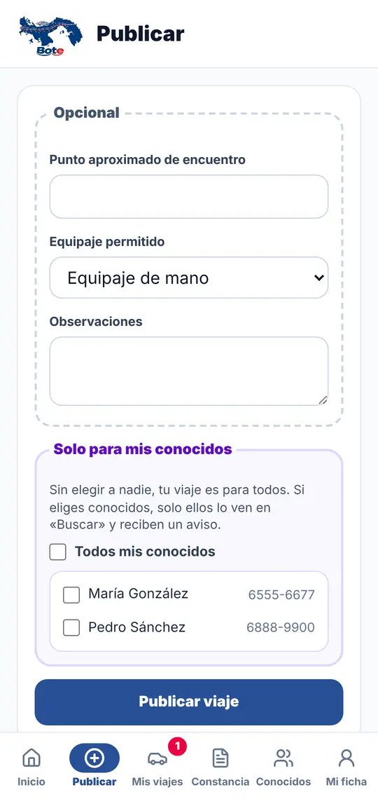 Publicar › encuentro y conocidos