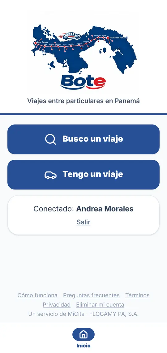 «Busco un viaje»