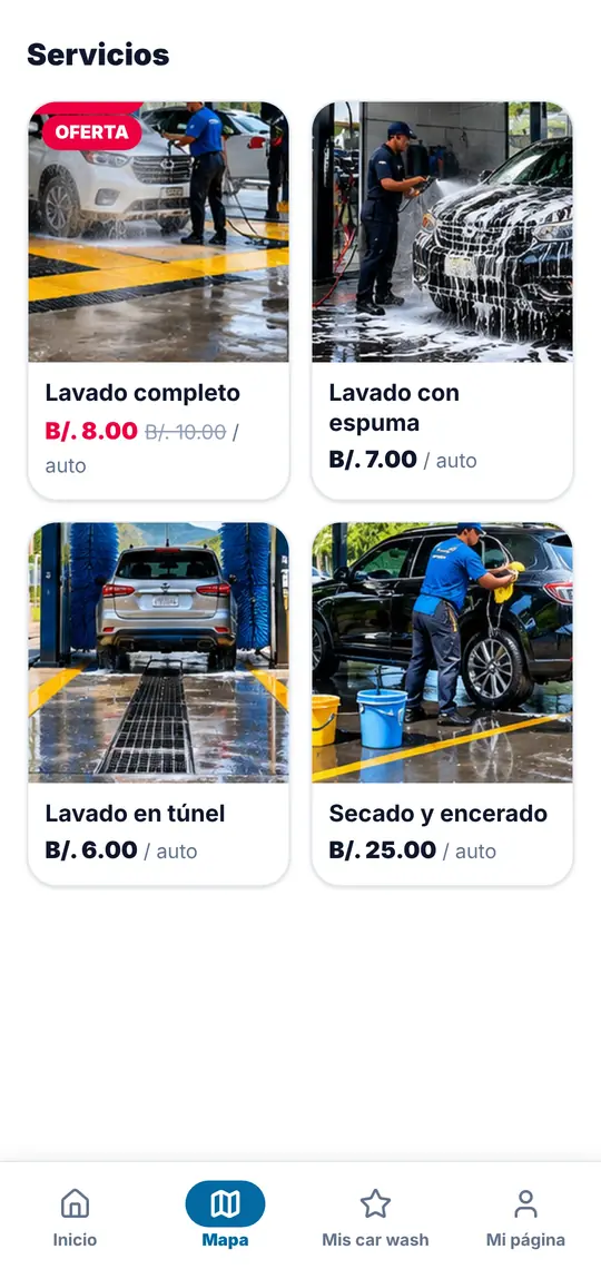 Su página › Servicios