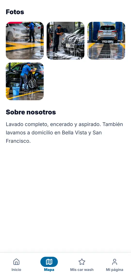 Su página › Fotos y «Sobre nosotros»