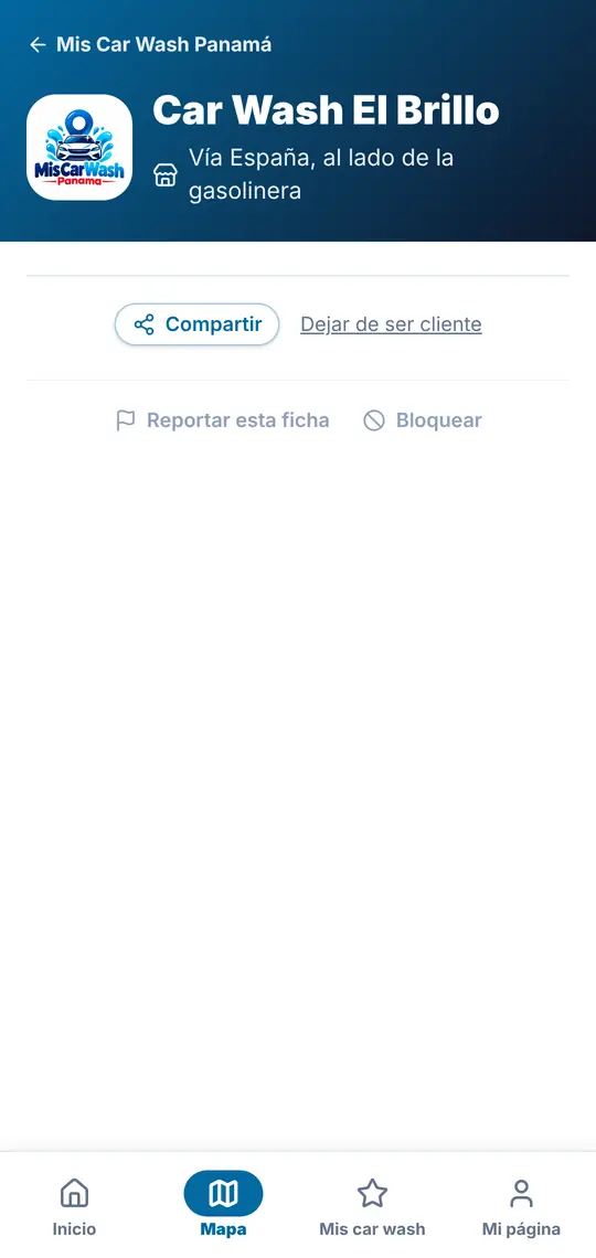 Su página › Compartir, Reportar, Bloquear