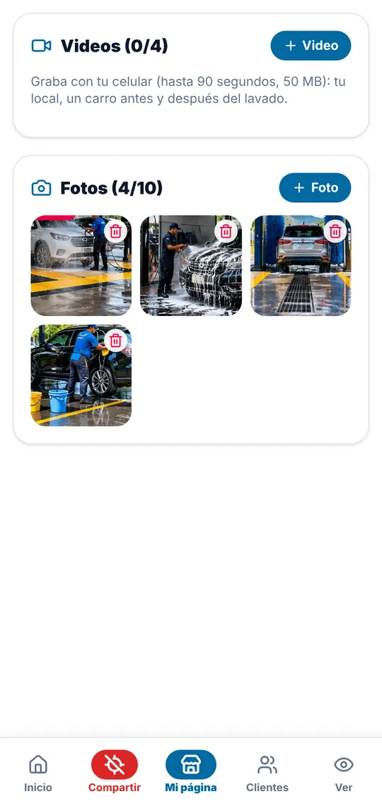 Mi página › Fotos y videos
