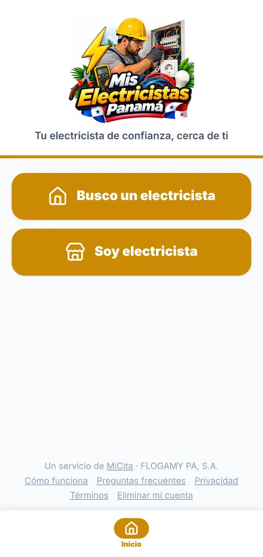 «Busco un electricista»
