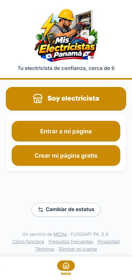 «Soy electricista»