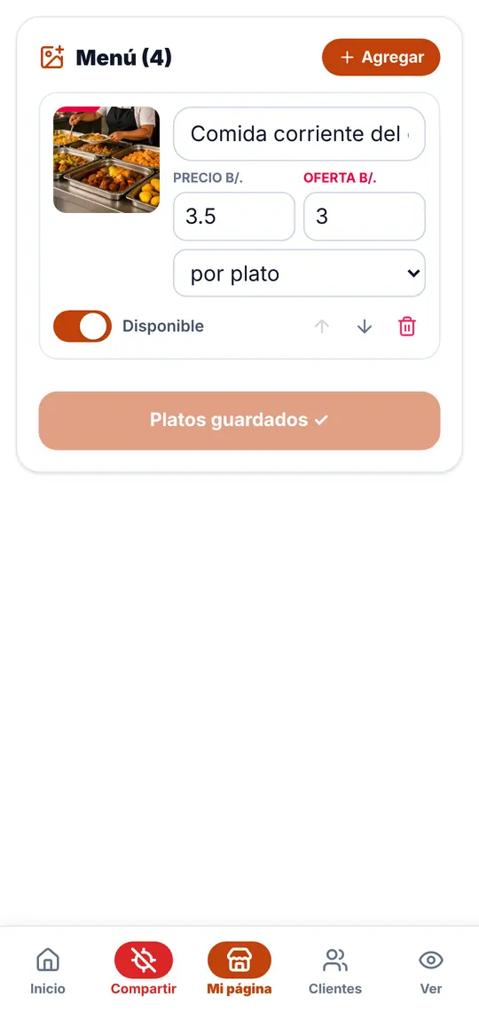 Mi página › Menú