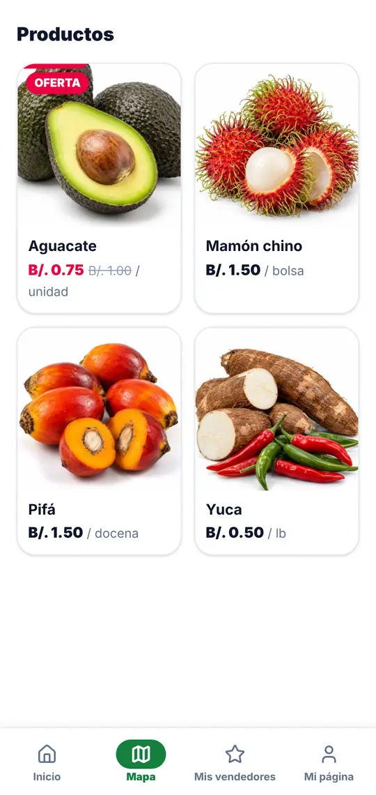 Su página › Productos