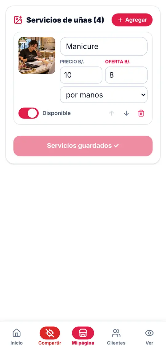 Mi página › Servicios de uñas