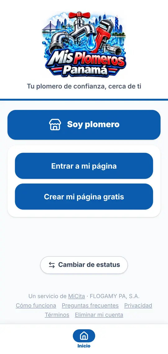 «Soy plomero»