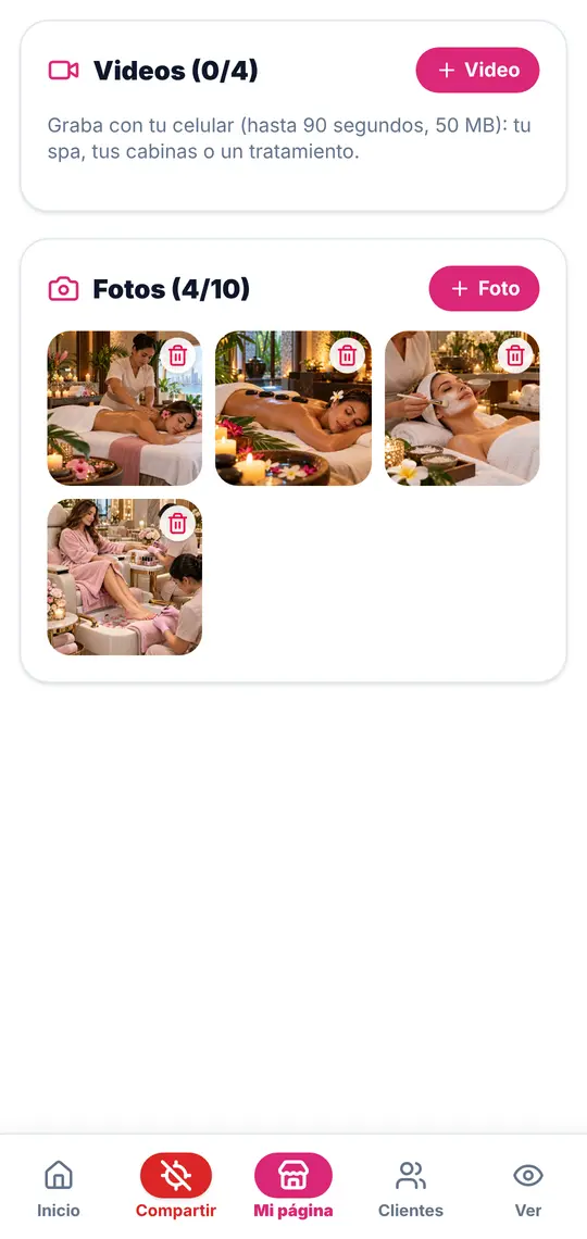 Mi página › Fotos y videos