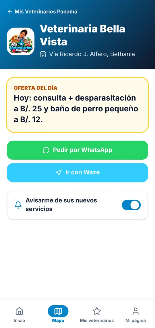 Su página: WhatsApp, Waze y la campanita