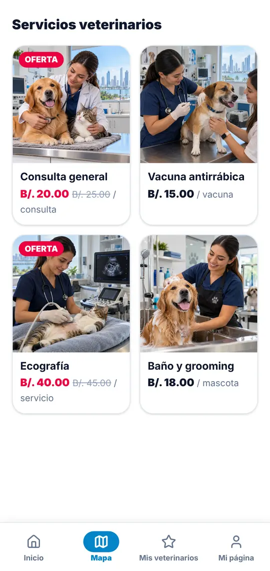 Su página › Servicios veterinarios